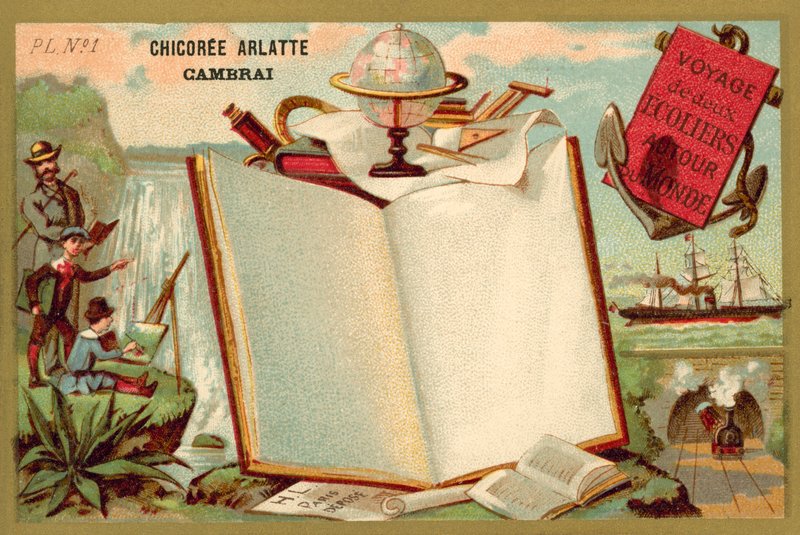 两个男生的环球旅行（chromolitho） 作者 法语学校