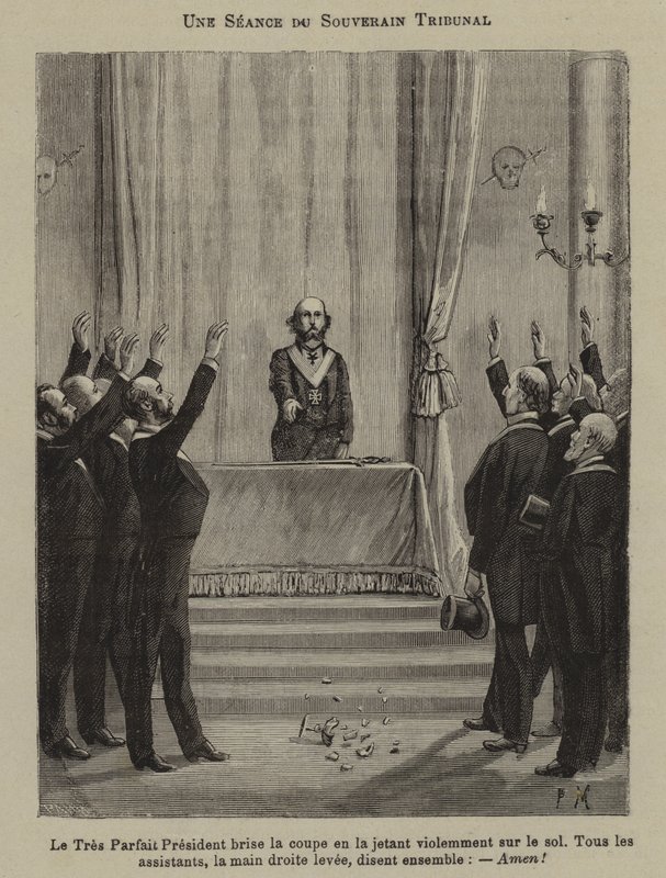 A meeting of the Supreme Council (engraving) 作者 法语学校