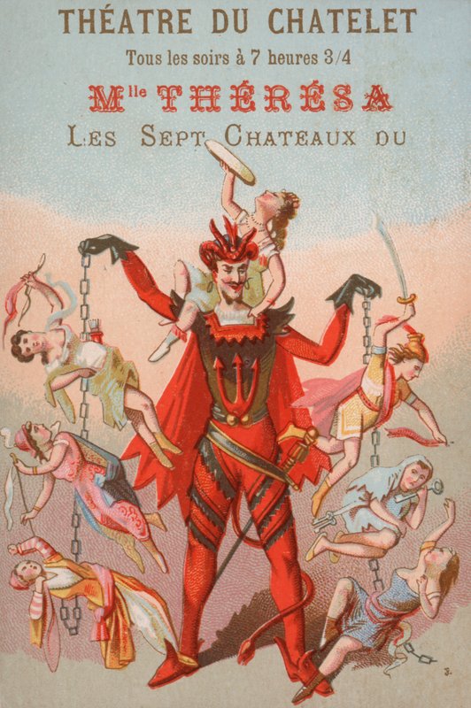 在巴黎Theatre du Chatelet表演的广告 作者 法语学校