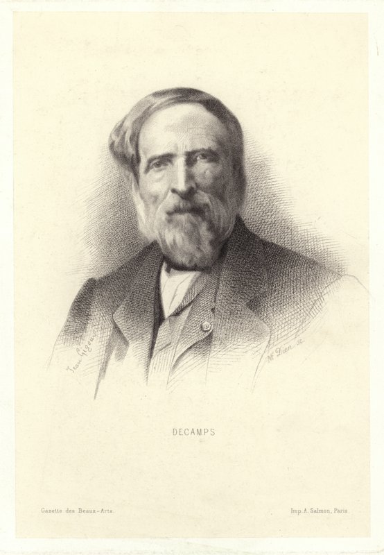Alexandre-Gabriel Decamps，法国画家 作者 法语学校