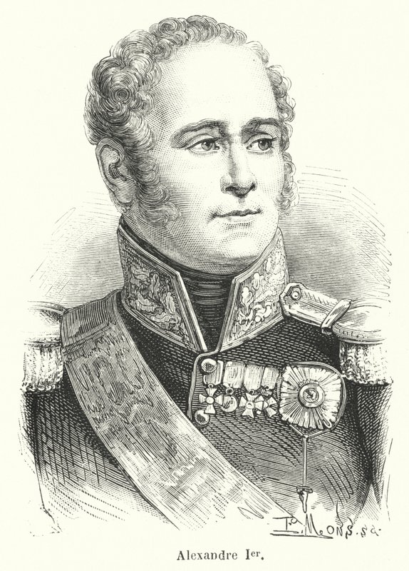 Alexandre Ier (engraving) 作者 法语学校