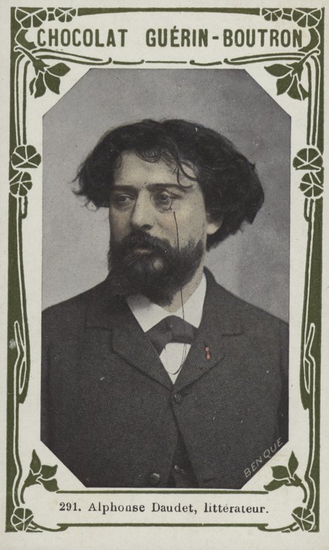 Alphonse Daudet，文学家（彩色照片） 作者 法语学校