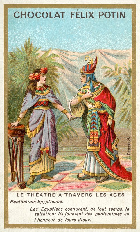 Ancient Egyptian pantomime (chromolitho) 作者 法语学校