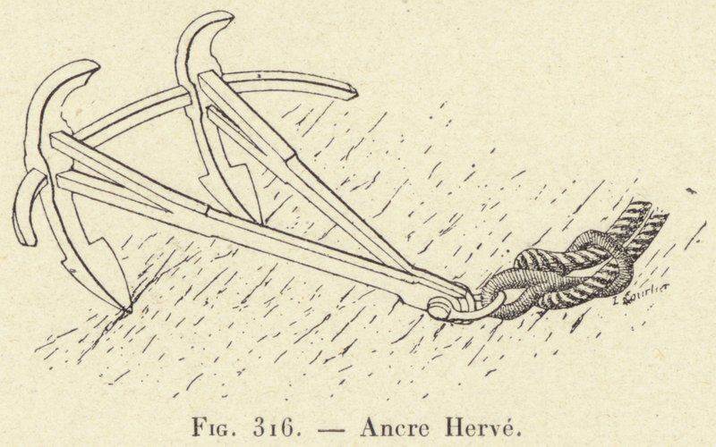 Ancre Herve（雕刻）。 作者 法语学校