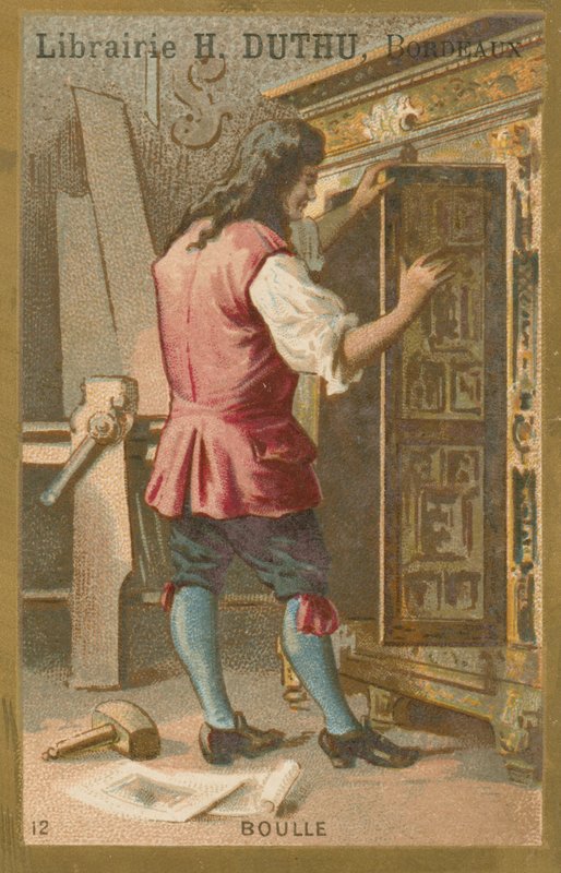 Andre Charles Boulle（1642-1732），法国家具制造商 作者 法语学校