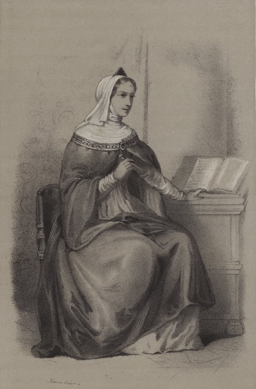 Anne De Comnene (engraving) 作者 法语学校