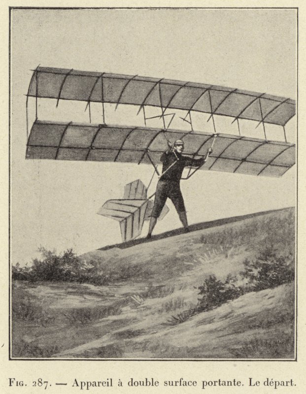 Appareil a double surface portante, Le depart (engraving) 作者 法语学校
