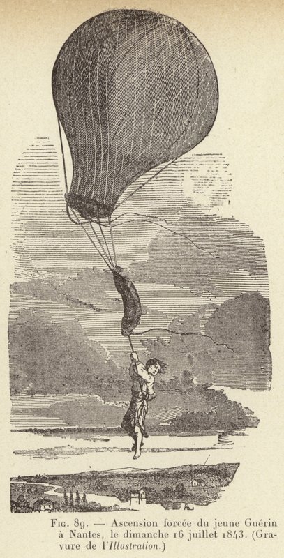 1843年7月16日星期日，年轻的格仁在南特升天 作者 法语学校