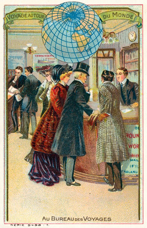 在旅行社 (chromolitho) 作者 法语学校
