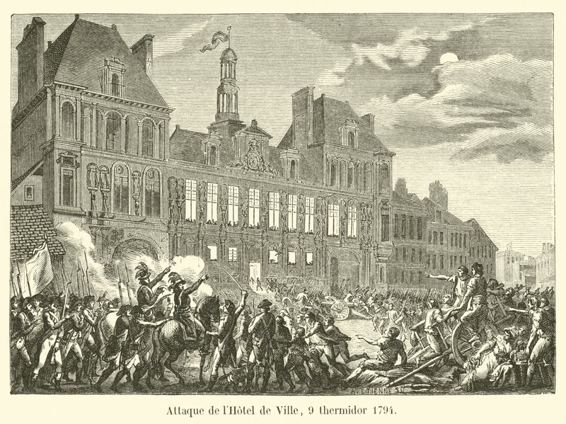 Hotel de Ville的攻击，9 Thermidor 1794 作者 法语学校
