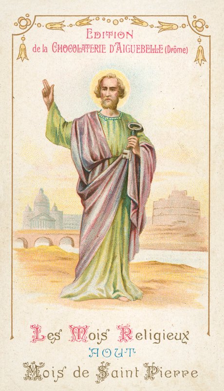 August, month of St Peter (chromolitho) 作者 法语学校
