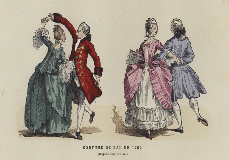 球服，1762年 作者 法语学校