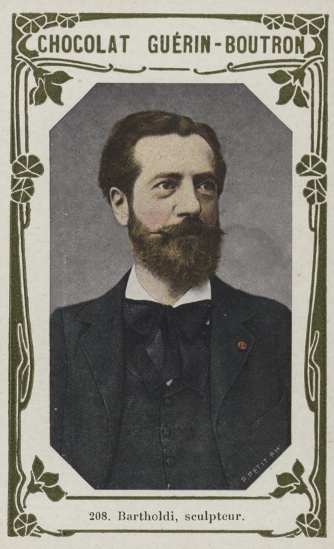 Bartholdi，雕塑家（彩色照片） 作者 法语学校