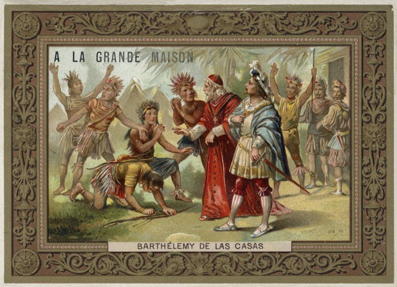 16世纪西班牙历史学家Bartolome de las Casas;社会改革家和多米尼加修道士 作者 法语学校