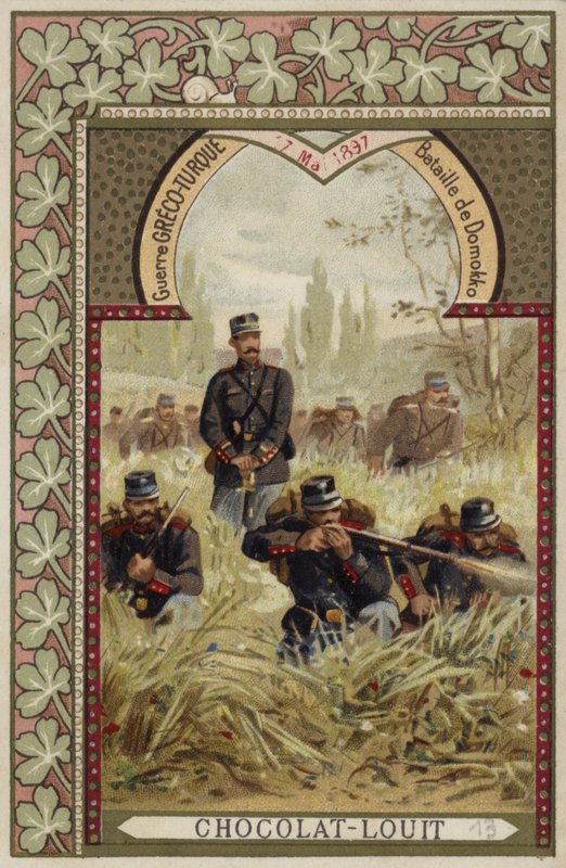 多莫科斯战役，希腊土耳其战争，1897年5月17日 作者 法语学校