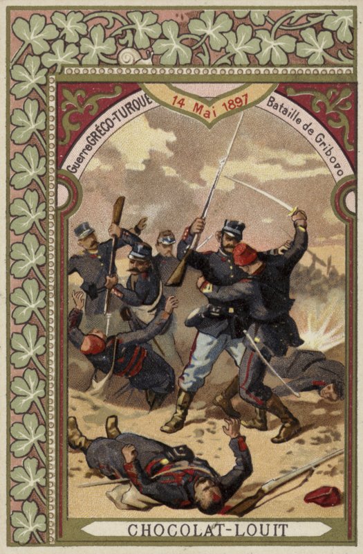 格里博沃战役，希腊土耳其战争，1897年5月14日 作者 法语学校