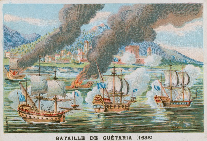 Guetaria战役，1638年 作者 法语学校