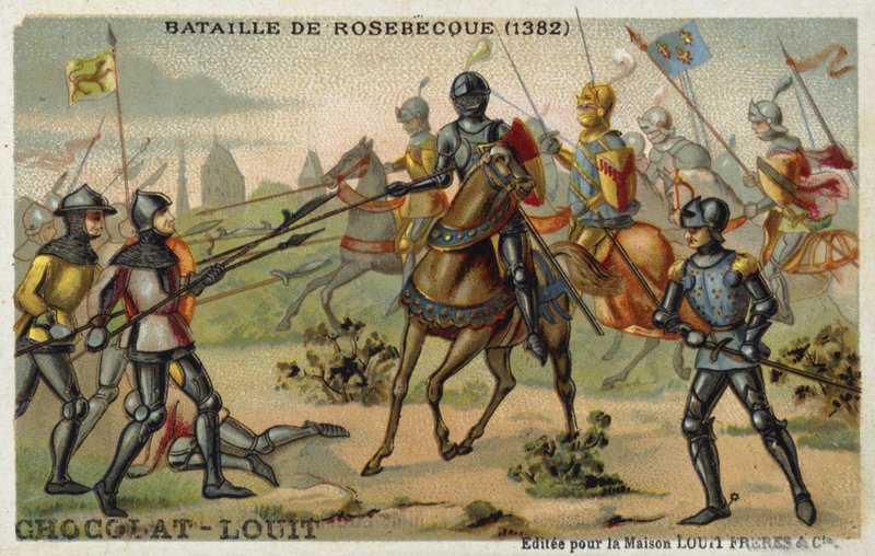 罗斯贝克战役（Roosebeke），法兰德斯，1382年 作者 法语学校