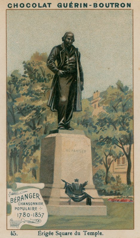 Beranger，Popular Songwriter，1780-1857，Temple Erigee Square 作者 法语学校