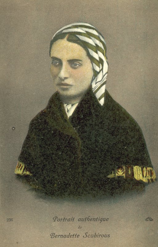Bernadette Soubirous (colour litho) 作者 法语学校