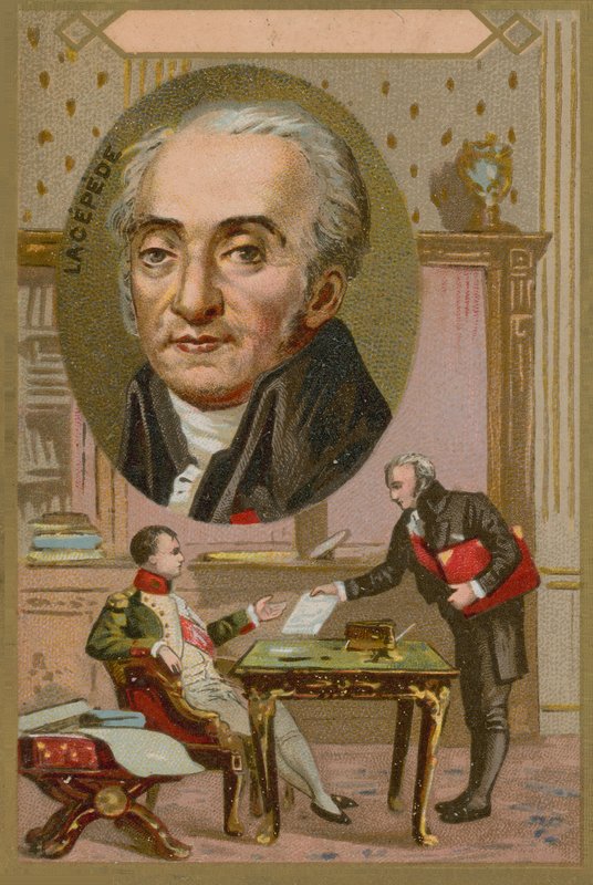 Bernard Germain de Lacepede，法国博物学家（1756-1825） 作者 法语学校