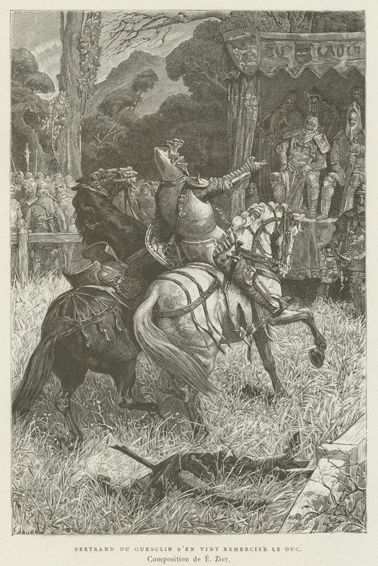 Bertrand du Guesclin来感谢公爵 作者 法语学校