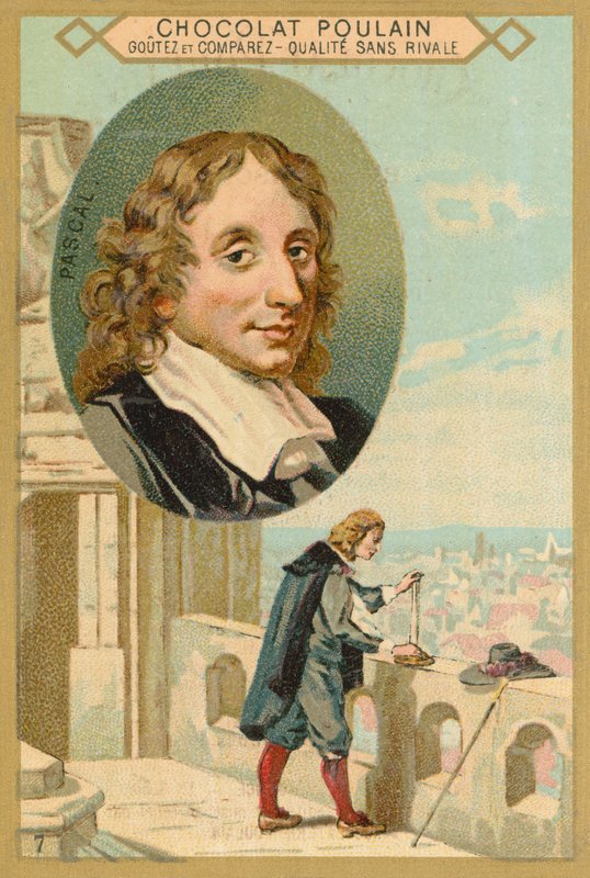Blaise Pascal，法国数学家和物理学家 作者 法语学校