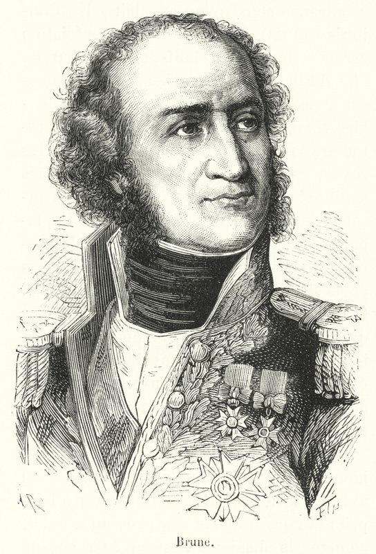 Brune (engraving) 作者 法语学校