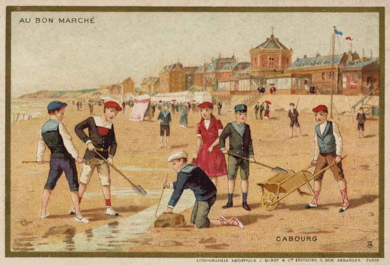 Cabourg, France (chromolitho) 作者 法语学校