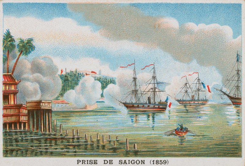 1859年法国夺取西贡 作者 法语学校