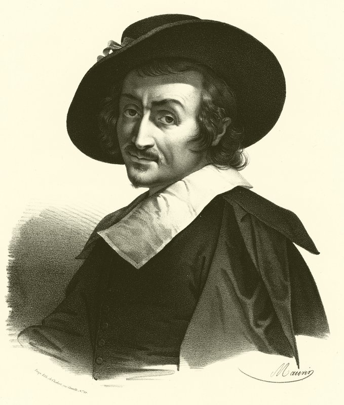 Carlo Dolci, portrait (engraving) 作者 法语学校