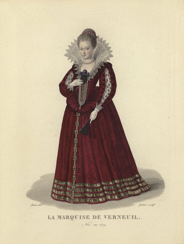 Catherine Henriette de Balzac dEntragues，Marquise de Verneuil，法国国王亨利四世的先生 作者 法语学校