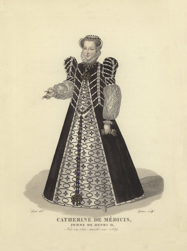Catherine de Medici，法国国王亨利二世的妻子 作者 法语学校