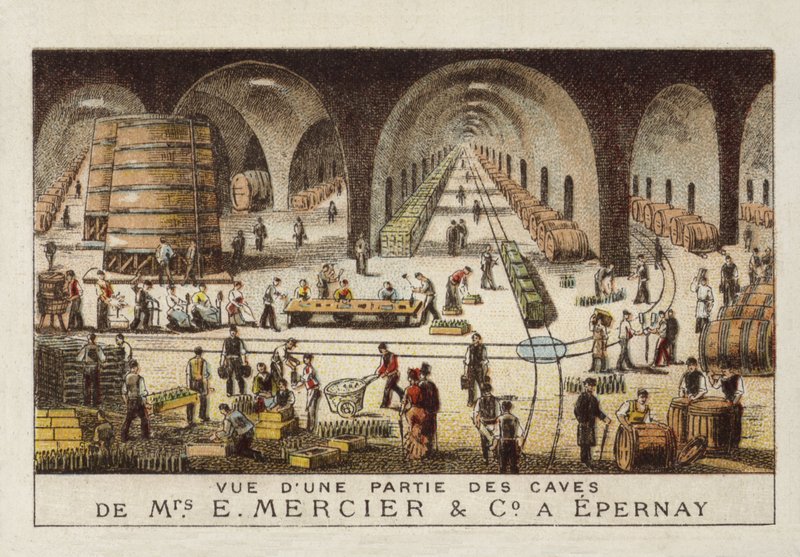 E Mercier＆Co。，Epernay，法国的香槟酒窖 作者 法语学校