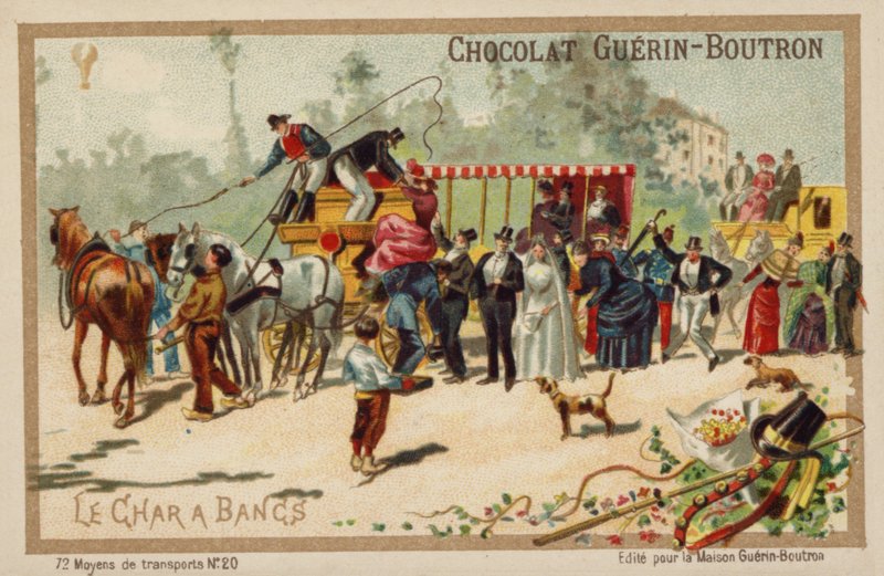 Charabanc (chromolitho) 作者 法语学校