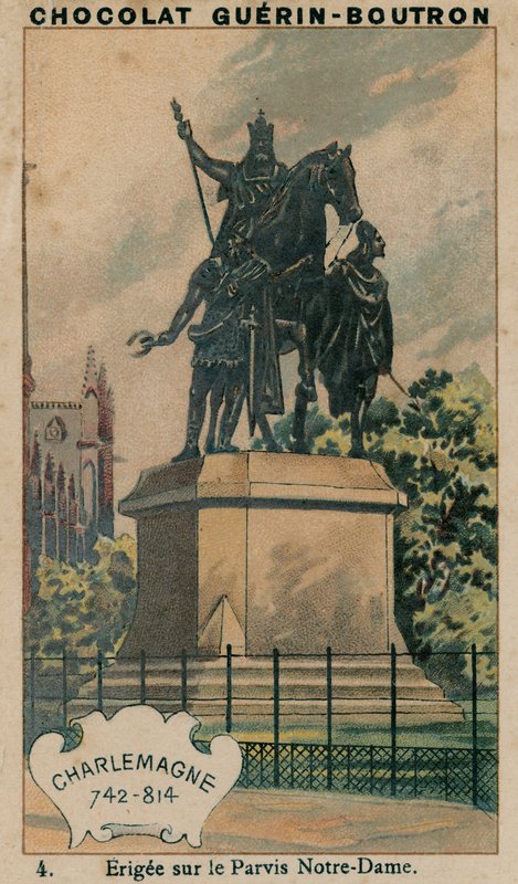 Charlemagne，742-814，在Parvis Notre-Dame的Erigee 作者 法语学校