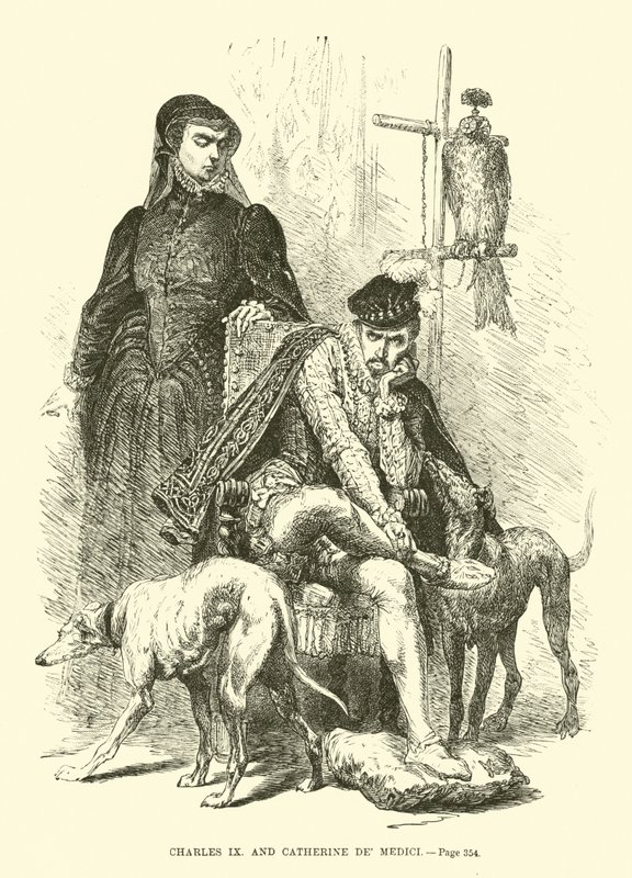 Charles IX和Catherine de Medici 作者 法语学校