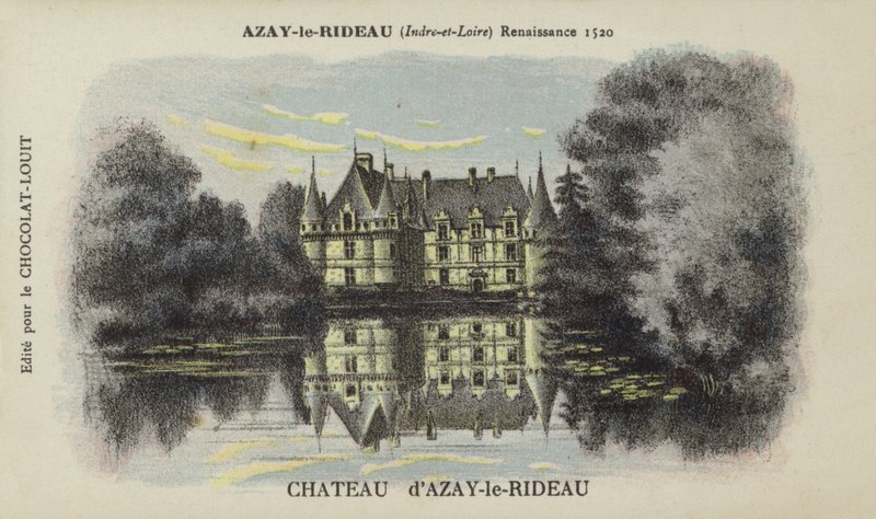 Azay-le-Rideau城堡，Indre-et-Loire 作者 法语学校
