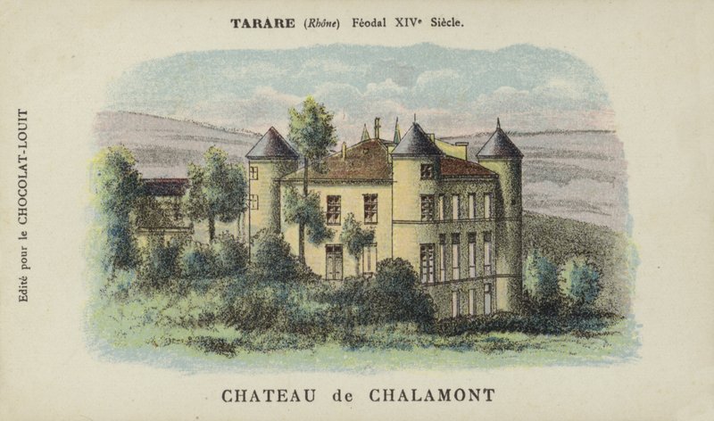 Chateau de Chalamont，Tarare，罗纳 作者 法语学校