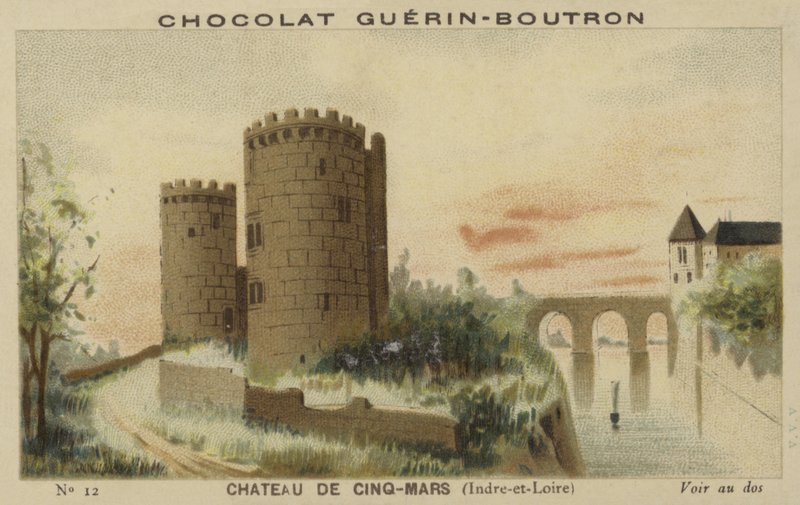 Cinq-Mars城堡，Indre-et-Loire 作者 法语学校