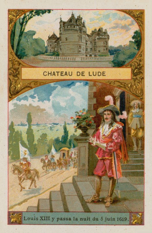Chateau de Lude，路易十三（1601-1643）在1619年6月的夜晚 作者 法语学校