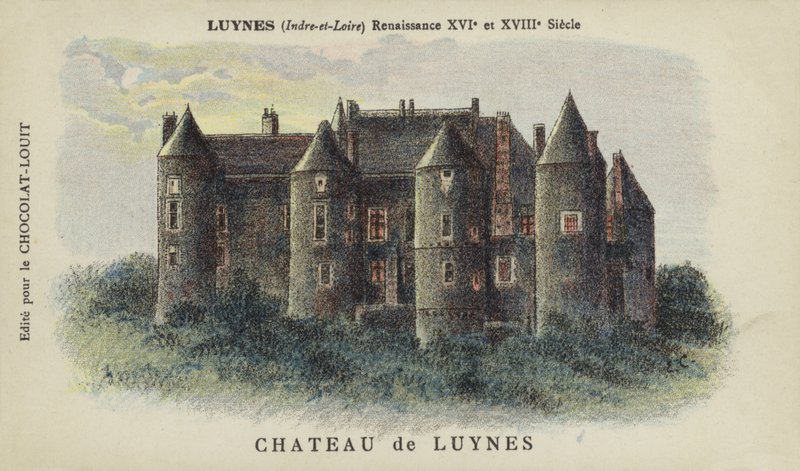 Luynes城堡，Luynes，Indre-et-Loire 作者 法语学校