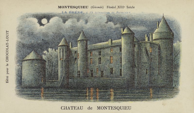 Chateau de Montesquieu，Montesquieu，吉伦特省 作者 法语学校