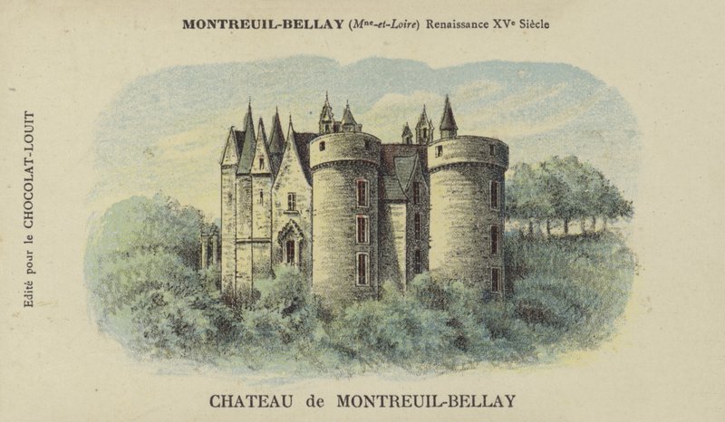 Chateau de Montreuil-Bellay，Montreuil-Bellay，Maine-et-Loire 作者 法语学校