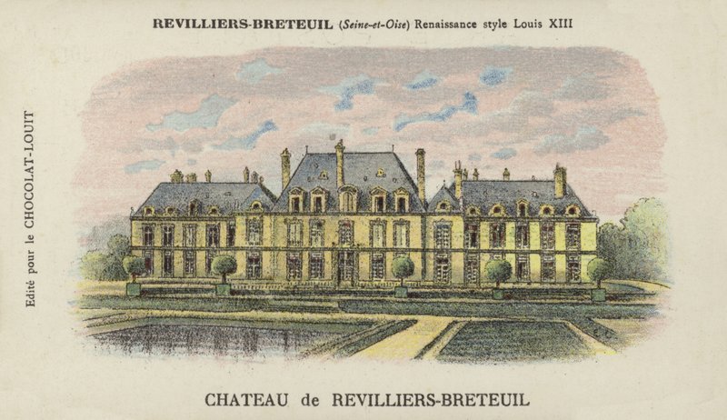 Revilliers-Breteuil城堡，Revilliers-Breteuil，Seine-et-Oise 作者 法语学校