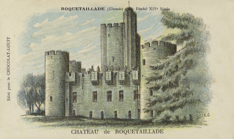 Chateau de Roquetaillade，Roquetaillade，吉伦特省 作者 法语学校