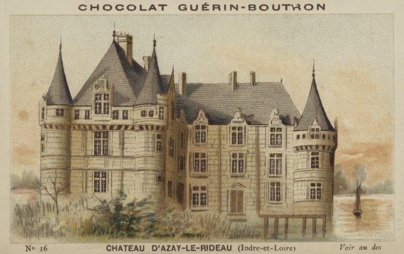 dAzay-le-Rideau城堡，Indre-et-Loire 作者 法语学校