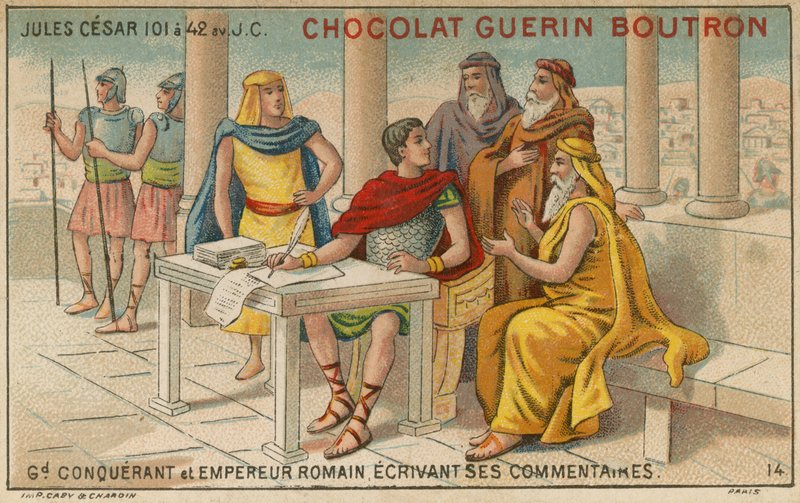 Chocolat Guerin Boutron贸易卡 作者 法语学校