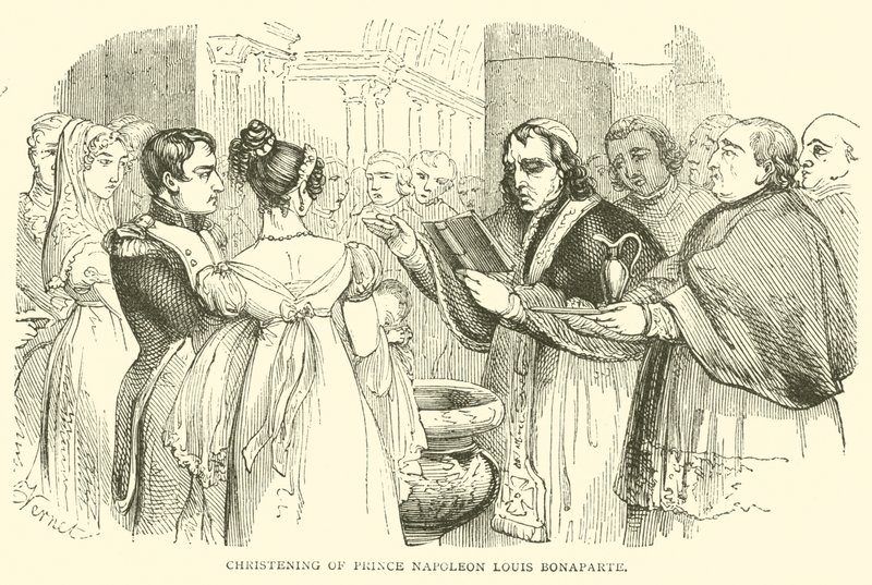 Christening of Prince Napoleon Louis Bonaparte (engraving) 作者 法语学校