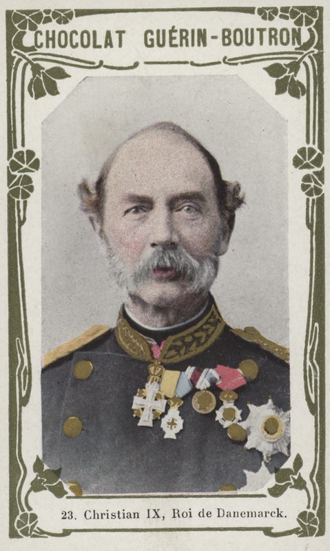 Christian IX，Roi de Danemarck（彩色照片） 作者 法语学校